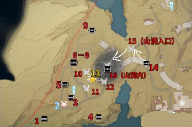 鸣潮荒石高地位置大全 荒石高地全收集路线攻略